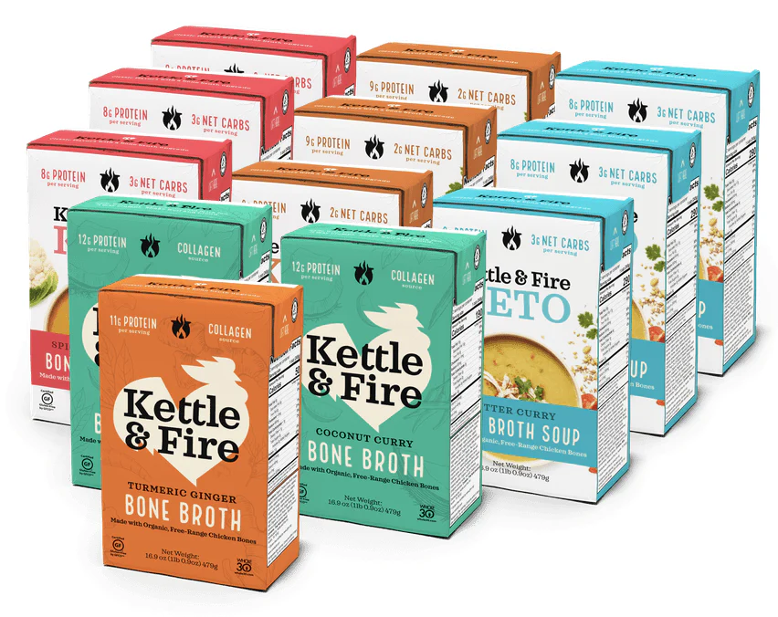12-pack: Ultimate Keto Soups & Keto Broth Bundle