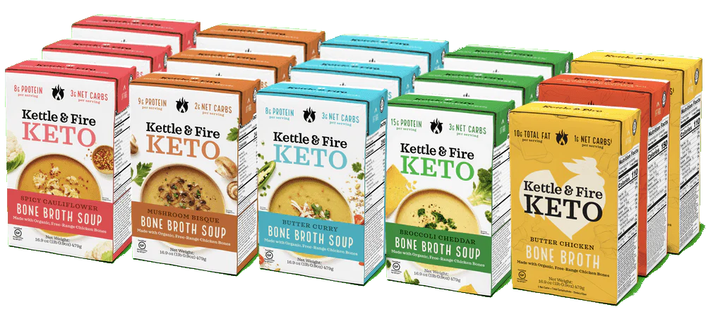 15-pack: Keto Soups and Keto Broths Bundle