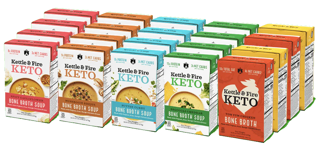 20-pack: Keto Soups and Keto Broths Bundle