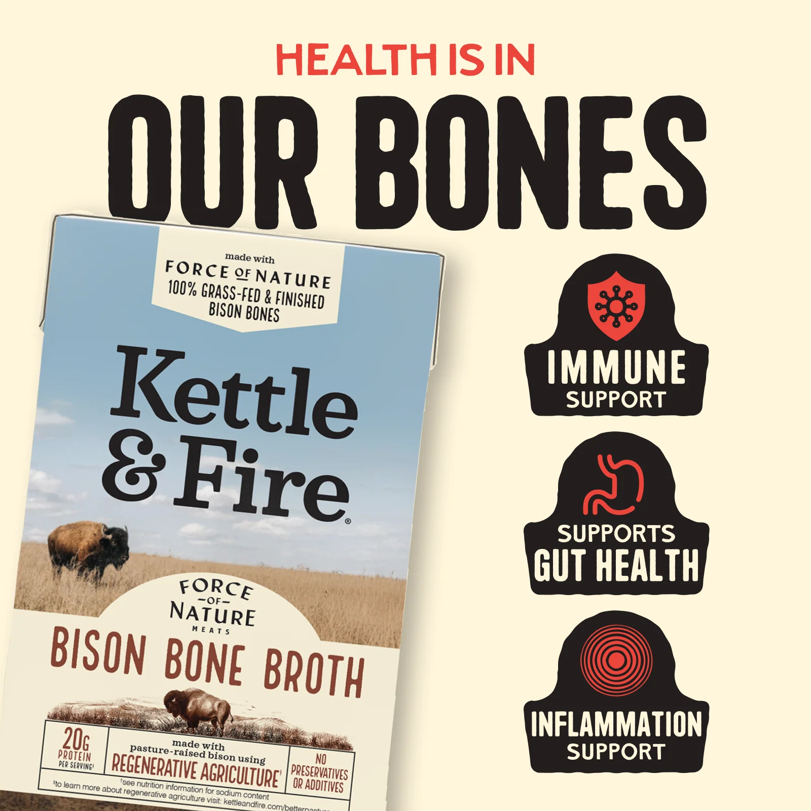 Bison Bone Broth - 16.9 oz - Image 6
