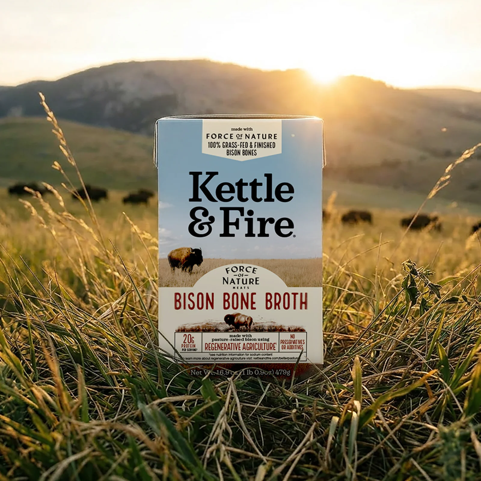 Bison Bone Broth - 16.9 oz - Image 7