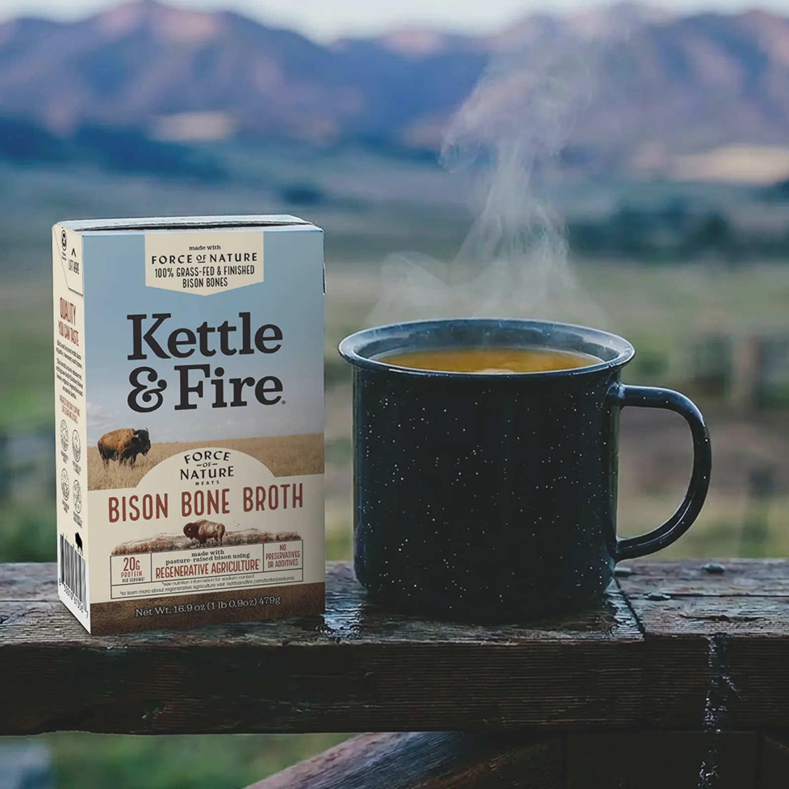 Bison Bone Broth - 16.9 oz - Image 8