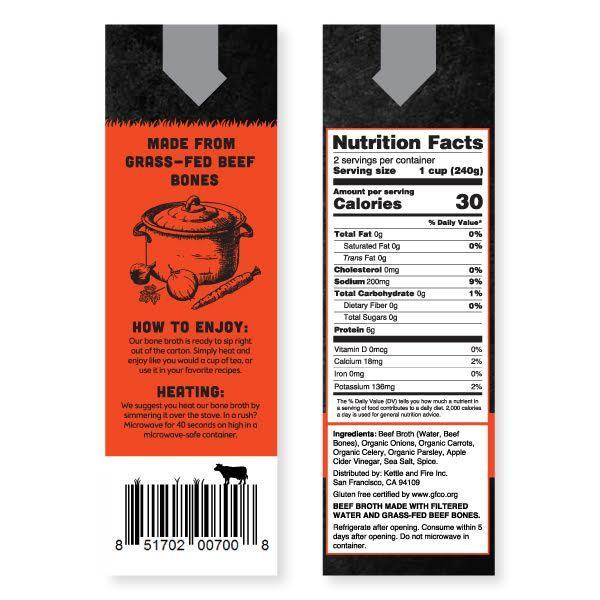 Grass-fed Beef Bone Broth: 16.9oz - Image 4